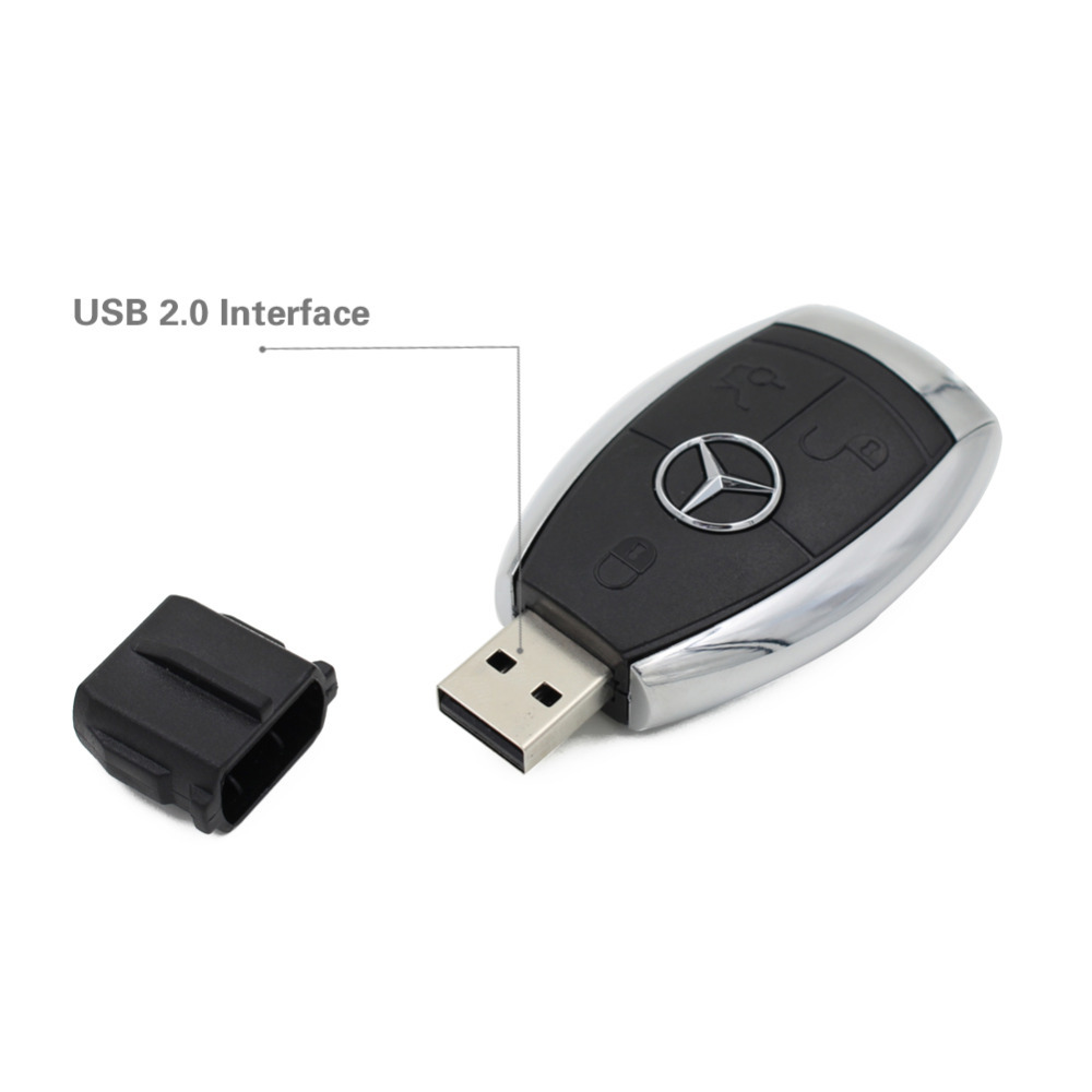 Mercedes-Benz-car-keys-U-disk-mouse-USB-8gGB-16GB-32GB-2-0-USB-flash-drive